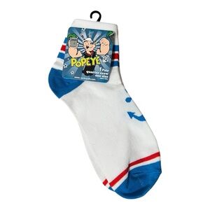 Men’s Quarter Crew Popeye Socks